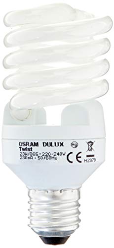 Osram Dulux Twist Bombilla Bajo Consumo E27, 23 W, Luz del día-6500K, 11.6 cm