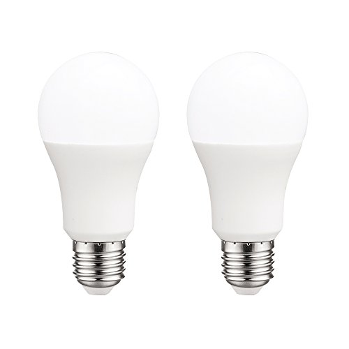 Pack 2x Bombillas estándar LED E27 10W luz neutra (4200K) 806 Lm.