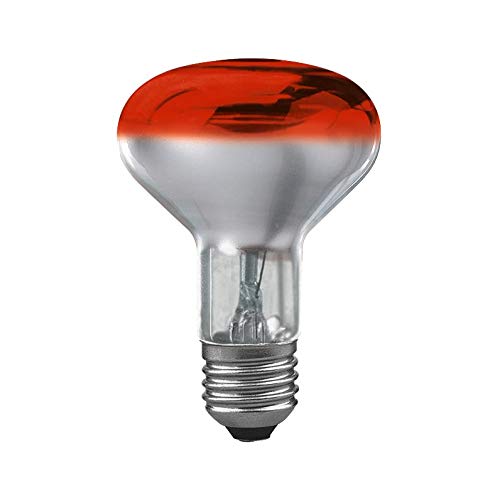 Paulmann 250. 61 lámpara reflectora r80 60w e27 cristal rojo 25061 bombilla.