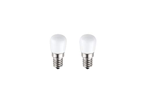 Pegaso - Juego de 2 bombillas LED Special T26 E14, 3,5 W, 280 lúmenes, para frigorífico, campana, lámpara de mesa, luz natural 4000 K