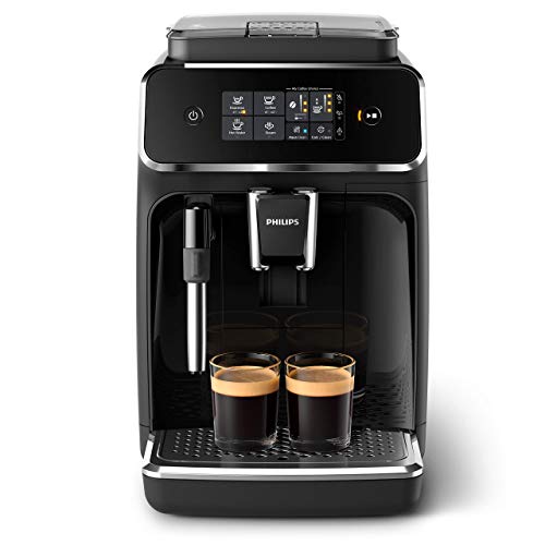 Philips Cafetera Espresso, color negro mate
