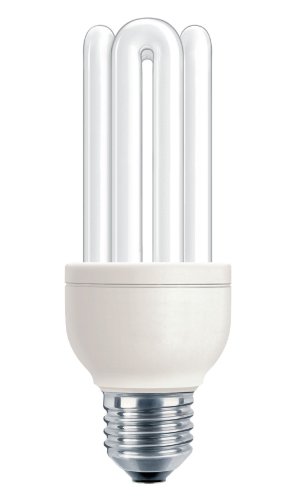 Philips genie bombilla de tubo de bajo consumo 872790082753800 - Lámpara (18w, 85w, stick, a, 220-240v, 130 ma) plata, color blanco