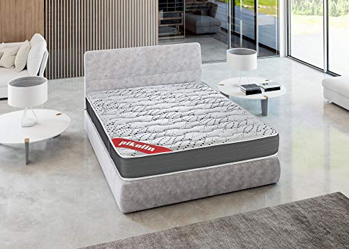 PIKOLIN Colchón viscoelástico HR 90x190 firmeza Alta, Reversible, máxima Calidad, Alto 25 cm - Colchones Iliria PIKOLIN Colchón viscoelástico HR 90x190 firmeza Alta, Reversible, máxima Calidad, Alto 25 cm - Colchones Iliria