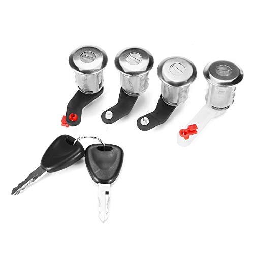 ProPlip - Kit de cerraduras de 4 bloqueos compatibles con Renault Master Macott Opel Movano Nissan Interstar 7701470952 256524 + 2 llaves ProPlip - Kit de cerraduras de 4 bloqueos compatibles con Renault Master Macott Opel Movano Nissan Interstar 7701470952 256524 + 2 llaves