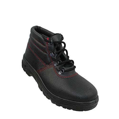 PSH 08801 S1P SRC Zapatos de Trabajo con Almacenamiento Zapatos Altos Negros B-Goods, Tamaño:42 EU
