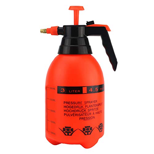 Pulverizadores De Agua De Mano Disparador De Botellas Pulverizador De Agua Pulverizador De Bomba De Presión Manual para Limpieza de Jardinería Y Limpieza del Hogar 3L