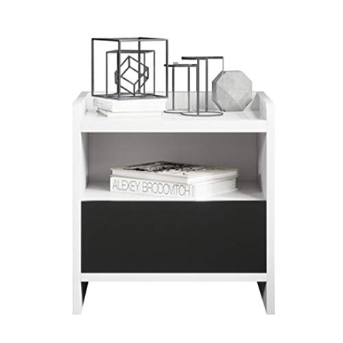 REEEDOM Dormitorio Mesilla de Noche con cajón, Ahorro de Espacio de la Sala Al Lado de Soporte de la Noche Gabinete de Almacenamiento Cara de la Cama Fin Escritorio de la Tabla, fácil de Montar REEEDOM Dormitorio Mesilla de Noche con cajón, Ahorro de Espacio de la Sala Al Lado de Soporte de la Noche Gabinete de Almacenamiento Cara de la Cama Fin Escritorio de la Tabla, fácil de Montar