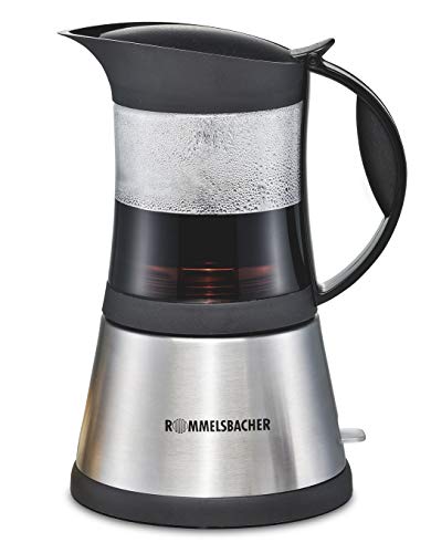 Rommelsbacher EKO 376/G - Cafetera de espresso manual, 0,3 l, 365 W, color gris