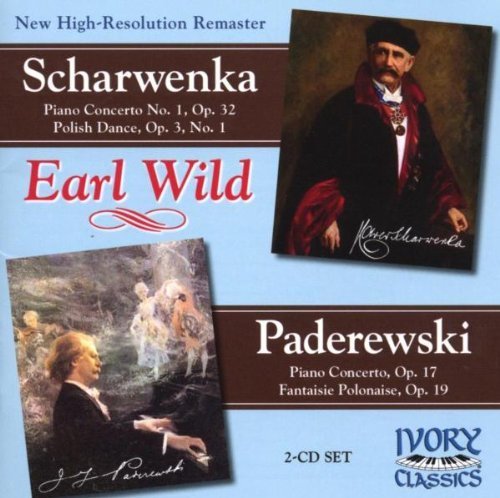 Scharwenka : concerto pour piano n° 1 - Paderewski : concerto pour piano / Earl Wild, piano