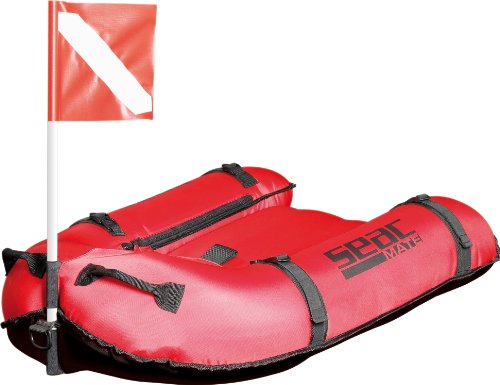 SEAC Seamate Plancha Inflable de PVC 420 D, Hombre, Rojo, M/L