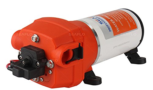 Seaflo 41-series presión de agua bomba de diafragma – 12 V, 4,5 GPM, 40PSI
