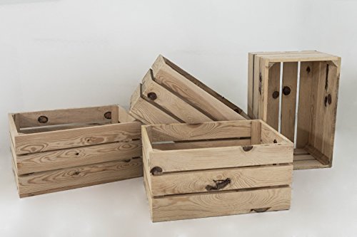 Set 4 Cajas de Madera Pino Sam, Natural, Beige, Cajas Almacenamiento. 49x31x24cm. Incluye Imán Personalizable de Regalo. Set 4 Cajas de Madera Pino Sam, Natural, Beige, Cajas Almacenamiento. 49x31x24cm. Incluye Imán Personalizable de Regalo.