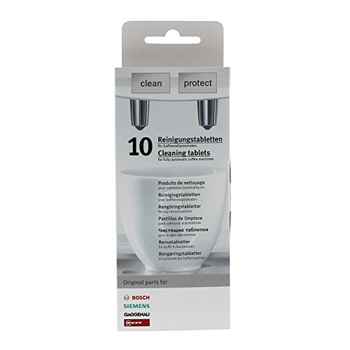 Siemens 00311970 Tableta de limpieza pieza y accesorio para cafetera - Filtro de café (Tableta de limpieza, Multicolor, Siemens, Bosch, 0,5 L, 10 pieza(s)) Siemens 00311970 Tableta de limpieza pieza y accesorio para cafetera - Filtro de café (Tableta de limpieza, Multicolor, Siemens, Bosch, 0,5 L, 10 pieza(s))