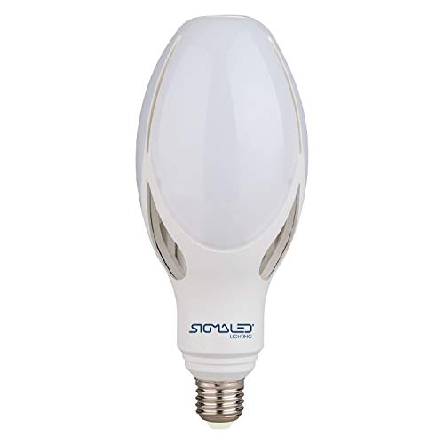 SIGMALED LIGHTING Bombilla LED E27 ED90 30 W, bombilla LED E27 luz cálida 2800 K, 3300 lúmenes equivalente a 210 W tradicionales o 85 W de bajo consumo, clase de eficiencia energética A+ SIGMALED LIGHTING Bombilla LED E27 ED90 30 W, bombilla LED E27 luz cálida 2800 K, 3300 lúmenes equivalente a 210 W tradicionales o 85 W de bajo consumo, clase de eficiencia energética A+
