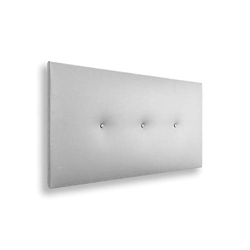 Silcar Home - Cabecero de Cama Tapizado en Polipiel con Hilera de Botones, Modelo Silvi (Blanco, 160 cm) | Cabecero Acolchado | Cabezal Tapizado | Cabecero Original | Transporte Incluido Silcar Home - Cabecero de Cama Tapizado en Polipiel con Hilera de Botones, Modelo Silvi (Blanco, 160 cm) | Cabecero Acolchado | Cabezal Tapizado | Cabecero Original | Transporte Incluido