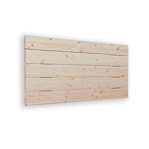 Silcar Home - Cabecero de Madera, Modelo Avenco (Blanco, 90 cm) | Cabecero Palet | Cabezal Madera | Cabecero Original y Juvenil | Transporte Incluido