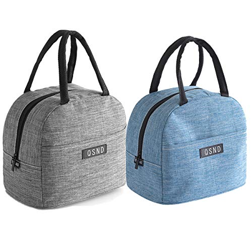 SLOSH 2 Bolsa Termica Comida Trabajo Almuerzo Porta Alimentos Infantil Niños Oficina Bolsa Calor Hombres Mujer(Azul Gris) SLOSH 2 Bolsa Termica Comida Trabajo Almuerzo Porta Alimentos Infantil Niños Oficina Bolsa Calor Hombres Mujer(Azul Gris)