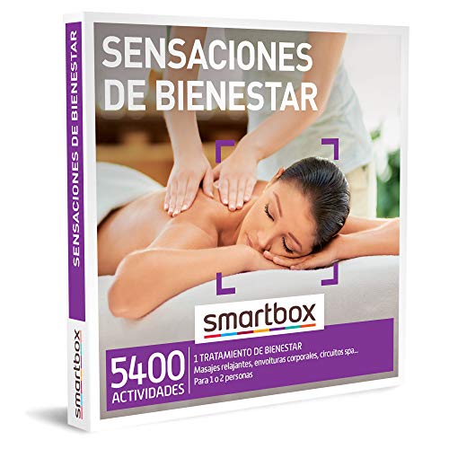 Smartbox - Caja Regalo para Mujeres - Sensaciones de Bienestar - Ideas Regalos Originales para Mujeres - 1 Actividad de Bienestar para 1 o 2 Personas Smartbox - Caja Regalo para Mujeres - Sensaciones de Bienestar - Ideas Regalos Originales para Mujeres - 1 Actividad de Bienestar para 1 o 2 Personas