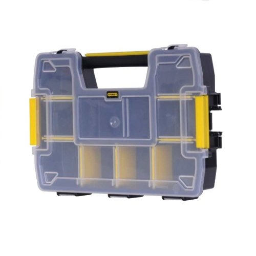 STANLEY STST1-70720 - Organizador SortMaster, Negro, Transparente