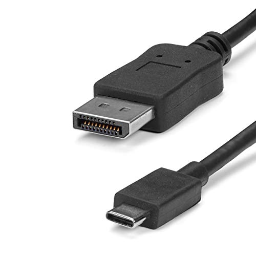StarTech.com Cable de 1,8m USB-C a DisplayPort - Cable Adaptador de Vídeo USB Tipo C a DP - 4K 60Hz - Negro