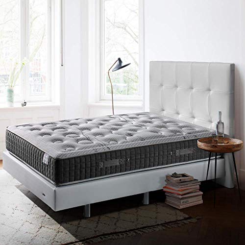 Tecnocolchón Colchón de Muelles Ensacados | Reversible Verano-Invierno | Viscoelástico | Tecno Spring Visco 105 x 190 cm. y 24 cm. de Altura 🛌💤 Tecnocolchón Colchón de Muelles Ensacados | Reversible Verano-Invierno | Viscoelástico | Tecno Spring Visco 105 x 190 cm. y 24 cm. de Altura 🛌💤