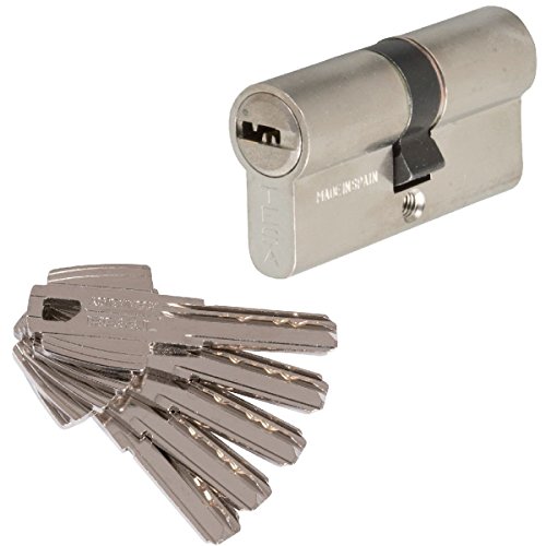 Tesa Assa Abloy 3012432 Cilindro Tesa Seguridad T60 /30x40 Niquelado leva corta, 30x40 mm Tesa Assa Abloy 3012432 Cilindro Tesa Seguridad T60 /30x40 Niquelado leva corta, 30x40 mm