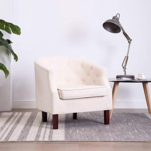 tidyard Butaca de Salón,Sillón de Relax con Botones de Adorno para Dormitorio Salón o Sala de Estar,Estilo Sofisticado,Patas de Madera,Tapizado en Tela,65x64x65cm Beige tidyard Butaca de Salón,Sillón de Relax con Botones de Adorno para Dormitorio Salón o Sala de Estar,Estilo Sofisticado,Patas de Madera,Tapizado en Tela,65x64x65cm Beige
