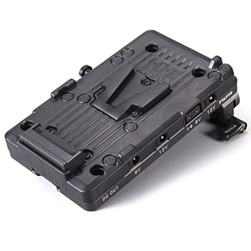 TILTA TA-BTP2-V-G V-Mount placa de batería V2 compatible con cámara de cine de bolsillo BMPCC 4K 6K jaula Blackmagic 4K (placa de batería de montaje en V)