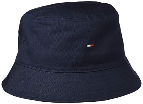 Tommy Hilfiger Flag Bucket Hat Gorro/Sombrero, Cielo del Desierto, Taille Unique para Hombre