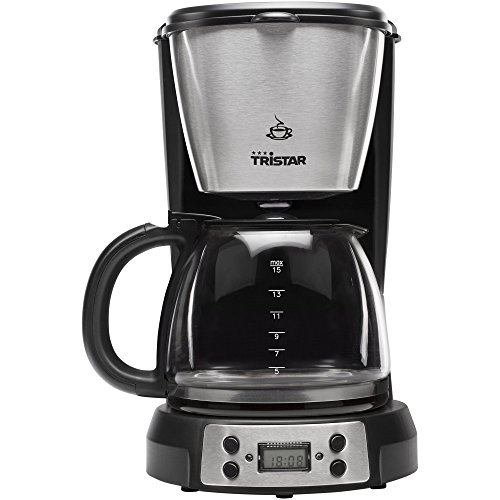 Tristar CM-1248 Cafetera, 900 W, 1.5 litros, Acero Inoxidable Tristar CM-1248 Cafetera, 900 W, 1.5 litros, Acero Inoxidable