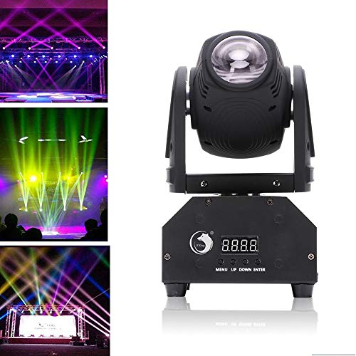 Uking DMX512 10W Etapa Luz Giratoria Móvil Cabeza RGBW(4 en 1) Color Control de Sonido Luz Móvil LED Iluminación de Escenarios para Discoteca DJ Club Fiesta Boda Bar Teatro Pub Navidad Uking DMX512 10W Etapa Luz Giratoria Móvil Cabeza RGBW(4 en 1) Color Control de Sonido Luz Móvil LED Iluminación de Escenarios para Discoteca DJ Club Fiesta Boda Bar Teatro Pub Navidad