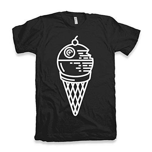Ultrabasic Camiseta Gráfica Muerto Bomb Ice Cream - Divertida Camisa para Hombre - negro - Small