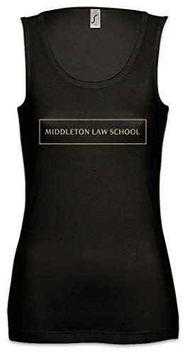 Urban Backwoods Middleton Law School Mujer Camiseta Sin Mangas Women Tank Top Negro Talla M