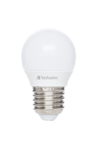 Verbatim Bombilla LED E27, 4.5 W, Blanco