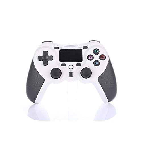 Videojuego Joystick | Controlador inalámbrico Gamepad para PS4 Playstation 4 Consola Bluetooth Control Controlador Dualshock 4 para PS4 Play Station-Blanco- Videojuego Joystick | Controlador inalámbrico Gamepad para PS4 Playstation 4 Consola Bluetooth Control Controlador Dualshock 4 para PS4 Play Station-Blanco-