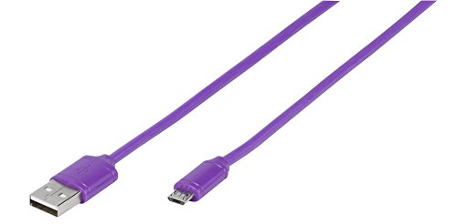 Vivanco PBVVMUSBPURPLE conexión USB 2.0 Cable (1m) púrpura