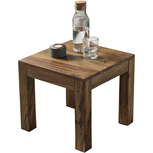 Wohnling WL1.204 - Mesa Auxiliar (Madera Maciza, 45 x 45 cm)