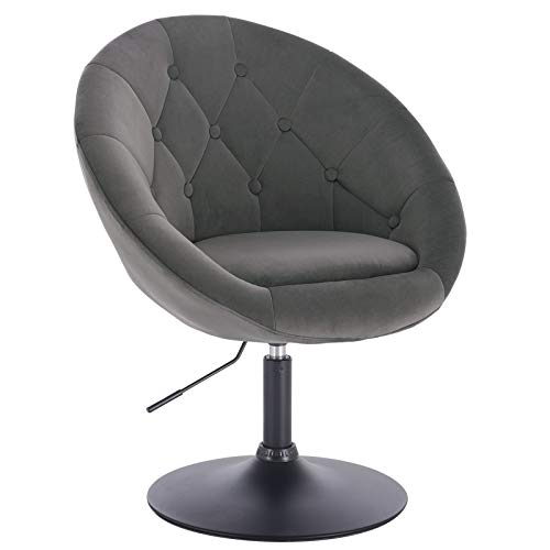 WOLTU 1x Taburete de Bar Acero Cromado Terciopelo Taburete Bajo Silla de Bar Taburete Conferencia Taburete Peluquería Taburete Oficina Gris Oscuro BH222dgr-1 WOLTU 1x Taburete de Bar Acero Cromado Terciopelo Taburete Bajo Silla de Bar Taburete Conferencia Taburete Peluquería Taburete Oficina Gris Oscuro BH222dgr-1