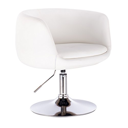 WOLTU 1x Taburete de Bar Sillas de Cocina con Reposabrazos Taburete Peluqueria Imitación Cuero Taburete Bajo Taburete de Trabajo Silla de Escritorio Blanco BH78ws WOLTU 1x Taburete de Bar Sillas de Cocina con Reposabrazos Taburete Peluqueria Imitación Cuero Taburete Bajo Taburete de Trabajo Silla de Escritorio Blanco BH78ws