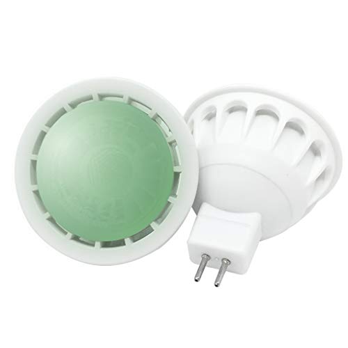 YAYZA! 1-Paquete Prima MR16 GU5.3 6W 12V DC LED Bombilla Regulable 60 grados de haz ancho COB Lámpara Color - Verde