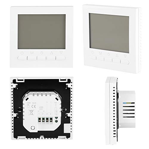 Zunate WiFi Termostato de Pared Digital, termostato programable Inteligente inalámbrico, termostato de calefacción inalámbrico, Control de la aplicación