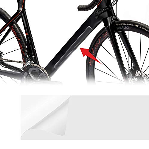 4R Quattroerre.it 4022 - Película transparente para proteger el cuadro de la bicicleta, 5 x 70 cm