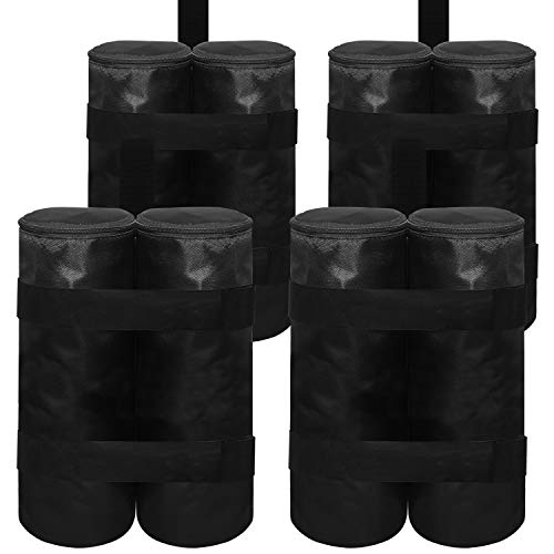 ABCCANOPY Canopy - Bolsa de arena para carpa (4 unidades), color negro