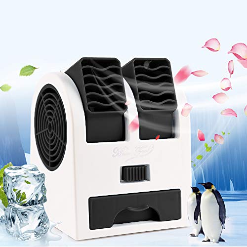 Aire Acondicionado Móvil, Climatizador Portátil, (Tuyere Ajustable) Mini Ventilador Enfriador, 3 en 1 Espacio Personal Enfriador de Aire Humidificador y Purificador, para Hogar/ Oficina/ Sala/ Viaje Aire Acondicionado Móvil, Climatizador Portátil, (Tuyere Ajustable) Mini Ventilador Enfriador, 3 en 1 Espacio Personal Enfriador de Aire Humidificador y Purificador, para Hogar/ Oficina/ Sala/ Viaje