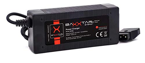 Baxxtar Fuente de alimentación D-Tap Cargador para baterías V-Mount - Luz Continua de víde (Conexión D-Tap)