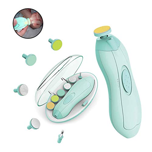 Bebé Nail Trimmer, Pulidor Del Clavo Eléctrico De Seguridad Eléctrica Del Bebé De Uñas Lima De Uñas Clipper Para Recién Nacidos O Niños Pequeños Para Niños Dedos De Los Pies Y Las Uñas Cortauñas