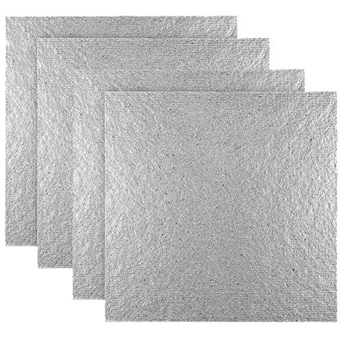 BESLIME Mica de Placas Hojas de Microondas Horno Reparación, Microondas Placas de Mica, Lamina de Mica, Fácil de Marcarla y Cortar, Ideal para Cualquier Tipo de Microondas Estándar & 4pcs BESLIME Mica de Placas Hojas de Microondas Horno Reparación, Microondas Placas de Mica, Lamina de Mica, Fácil de Marcarla y Cortar, Ideal para Cualquier Tipo de Microondas Estándar & 4pcs