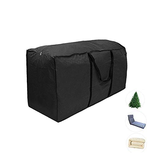 BESTINE Funda Cojín para Muebles 210D, Resistente Al Agua para Jardín Exterior Almohadilla para Patio Bolsa de Almacenamiento con Cremallera Estuche para Transporte,Negro (L: 173 * 76 * 51cm) BESTINE Funda Cojín para Muebles 210D, Resistente Al Agua para Jardín Exterior Almohadilla para Patio Bolsa de Almacenamiento con Cremallera Estuche para Transporte,Negro (L: 173 * 76 * 51cm)