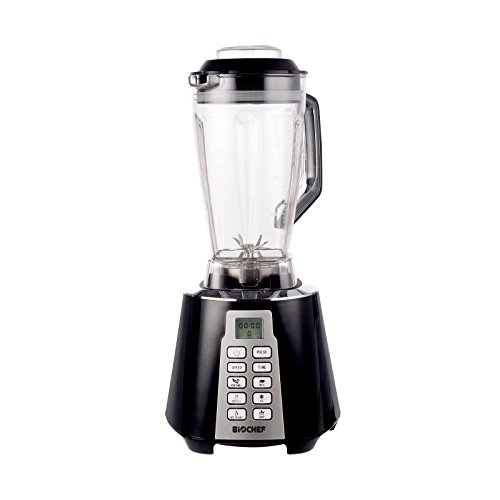 BioChef Nova – Batidora de Vaso | Blender | Batidora Americana de Vaso | 1600W | 28.000RPM | BPA Free | 6 Programas (Negro)