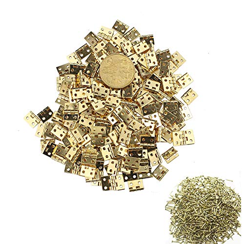 Bisagras Pequeñas,50 Piezas Bisagras de Latón,Conectores de Bisagras,Vintage Bisagras del Gabinete,Vintage Bisagra de Puerta,con 200 Tornillos,para Casa de Muñecas,Muebles en Miniatura,Armario Bisagras Pequeñas,50 Piezas Bisagras de Latón,Conectores de Bisagras,Vintage Bisagras del Gabinete,Vintage Bisagra de Puerta,con 200 Tornillos,para Casa de Muñecas,Muebles en Miniatura,Armario